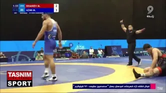 ببینید| «مبین عظیمی» طلایی شد