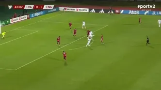 ویدیو: گل دوم انگلیس به لتونی توسط هری کین