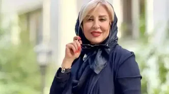 مرجانه گلچین با تیپ شیک و کلاسیک+عکس