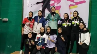 دختران تهران قهرمان مسابقات بدمینتون سطح ۲ کشور شدند