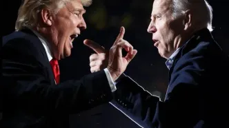 ترامپ: بایدن یک جنایتکار زشت است!