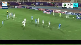 ویدیو: گل اول چادرملو به خیبر توسط هادی حبیبی‌نژاد