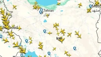معاون وزیر راه: پروازهای عبوری از آسمان ایران نصف شده است