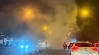 ماجرای دود غلیظ در خیابان انقلاب چه بود؟