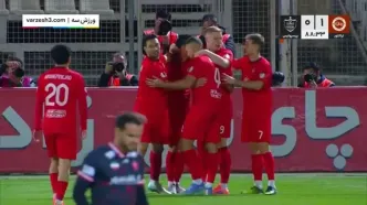 گل اول تراکتور به پرسپولیس