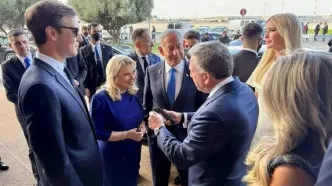 استقبال خانوادگی نتانیاهو از ترامپ+عکس