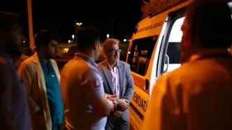 صابر کاظمی امشب با تدابیر ویژهٔ پزشکی راهی تهران شد