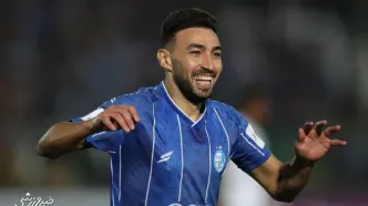 ویدیو| گل دوم استقلال به آلومینیوم/ پاسخ منیر الحدادی به پاس تماشایی کوشکی