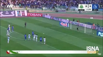 گل اول استقلال به آلومینیوم توسط آسانی