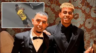 استایل متفاوت لامین یامال در مسجد ابوظبی+عکس