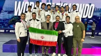 تیم ملی تکواندو مردان نایب قهرمان جهان شد