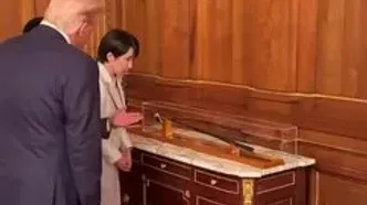 هدیه خانم نخست‌وزیر به ترامپ