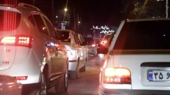 ترافیک سنگین ورودی رودبار را سه‌قفله کرد!