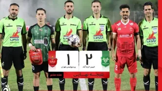 خلاصه بازی خیبر 2 - پرسپولیس 1 + ویدئو