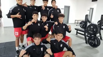 برگزاری تمرین ریکاوری و بدنسازی تیم ملی نوجوانان