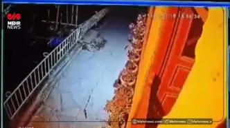 رانش هولناک یکی از معبرهای شهرک تاریخی ماسوله