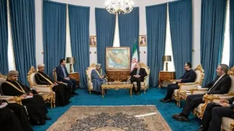 دیدار وزیر کشور عمان با لاریجانی