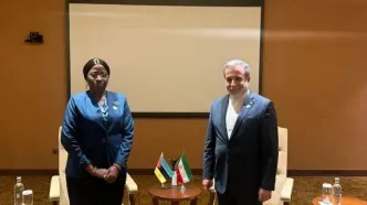 دیدار وزیر امور خارجه موزامبیک با وزیر امور خارجه جمهوری اسلامی ایران