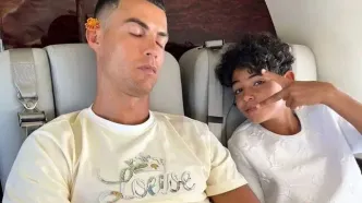 هدیه‌ لاکچری رونالدو به پسرش + عکس