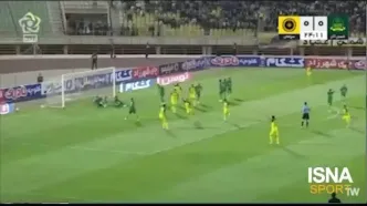 گل اول سپاهان به شمس آذر را ببینید + ویدیو