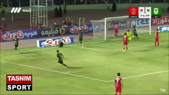 گل اول خیبر به پرسپولیس در دقیقه 27