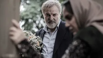 مهدی سلطانی بازیگر سریال شغال با همسر و دخترش روژا/ تصاویر