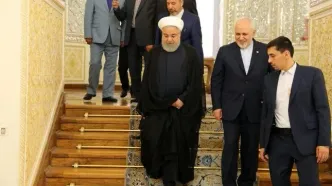 صندلی‌های خالی همایش محاکمه ظریف و روحانی