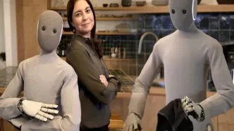 رباتی که اتاق را مرتب و لباس‌ها را تا می‌کند