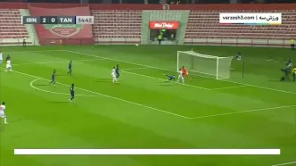 خلاصه بازی ایران 2 - 0 تانزانیا