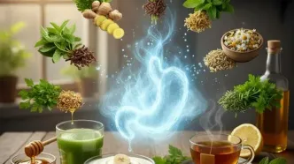 از زنجبیل تا بابونه: ۱۲ درمان گیاهی که التهاب معده را سریعاً خاموش می‌کنند!