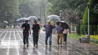 نقشه آب و هوای استان ها امروز ۷ آبان | بارش پراکنده باران در ۵ استان