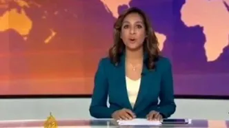 وحشت مجری الجزیره هنگام ورود ناگهانی موش در پخش زنده/ ویدئو
