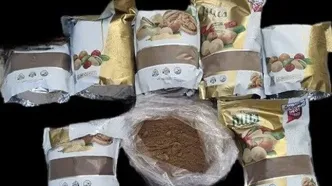 کشف ۱۲ کیلو قهوه تریاکی در فرودگاه!