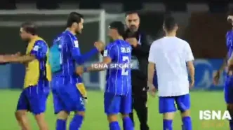 حرکت عجیب رامین رضاییان پس از برد استقلال+فیلم