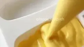 آموزش تهیه بستنی انبه با روکش ماچا