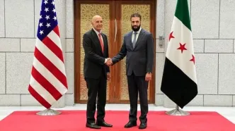 فرستاده آمریکا با الجولانی دیدار کرد