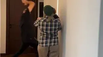 کلیپ خنده دار پسر فاطمه گودرزی از چالشهای بچه داری