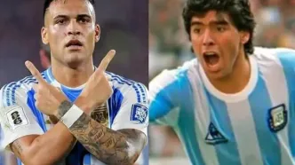 لائوتارو رکورد مارادونا را شکست