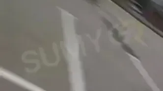 ببینید؛ لحظه برخورد پهپاد روس به یک ساختمان مسکونی در اوکراین