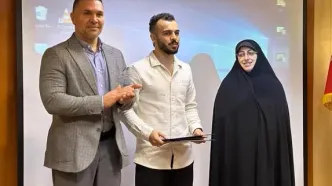 تقدیر از سالار آقاپور، بهترین بازیکن فوتسال آسیا