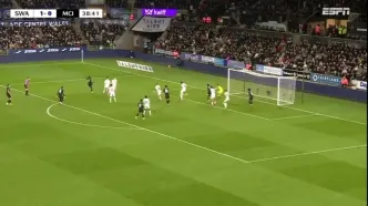 ویدیو: گل اول منچسترسیتی به سوانسی توسط دوکو
