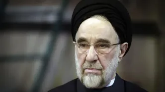 پیام تسلیت سید محمد خاتمی به مصطفی تاجزاده+عکس