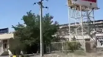 لحظه حملات اسرائیل به مجموعه سپنتا در مرند توسط +فیلم