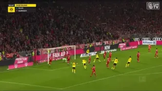ویدیو: گل اول دورتموند به بایرن مونیخ توسط یولین برانت