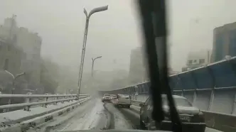 وقتی تهران در آبان غرق برف بود!