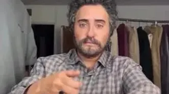 (ویدیو) گریم جنجالی الناز شاکردوست در فیلم کج پیله با چهره مردانه