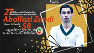 طلسم 10 ساله طلای جهان ایران توسط ابوالفضل زندی شکسته شد