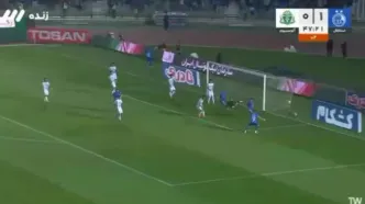 گل دوم استقلال به آلومینیوم توسط الحدادی