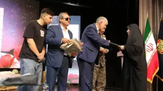 همسران جانبازان بصیر ستارگان هجدهمین شب خاطره موزه ملی انقلاب اسلامی و دفاع مقدس