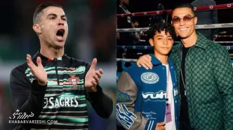 هدیه‌ لاکچری رونالدو به پسرش؛ ژست کریستیانو جونیور با لامبورگینی اوروس S